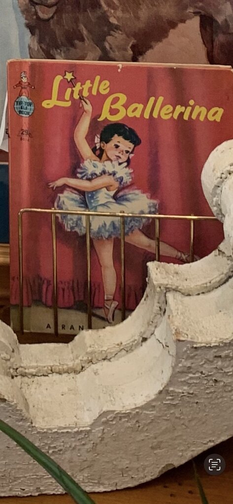 Rare vintage "LITTLE BALLERINA " Rand McNallys book