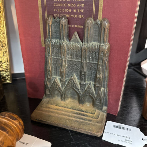Vintage cast iron Notre Dame Bookends