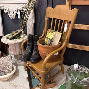 Sweet Mustard Vintage Child"a Chair