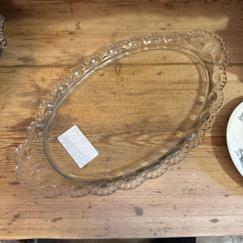 Glass Oval Platter