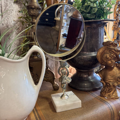 Cherub Pedestal Mirror