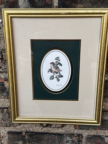 Framed Art By: Kathy Seek Ruby Crowned Kinglet 9 x 11