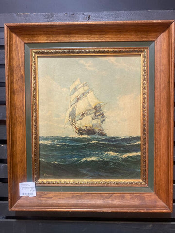 Vintage Sea Clipper Artwork (Print) 13.5" x 15.5"