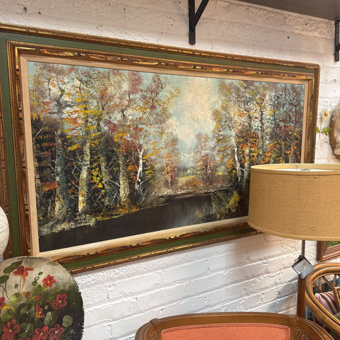 MCM Large Landscape Painting 32x56 W1776