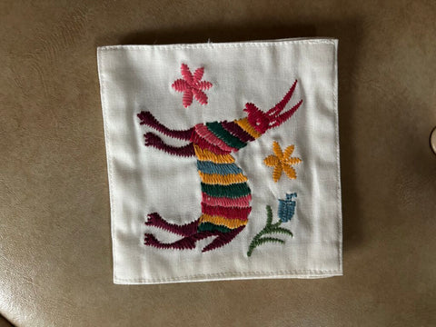 Otomi Embroidery Animal 5in
