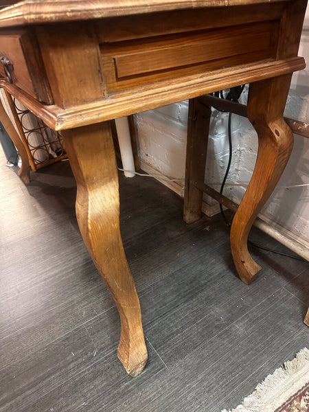 French Provincial Style Raw Pine Desk Secretary 50.5L 18.5D 29H IN STORE PICK UP