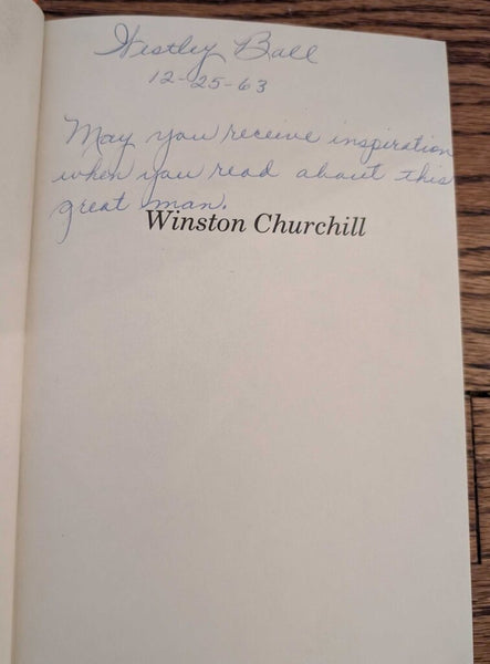 Vintage Winston Churchill First Edition 1963