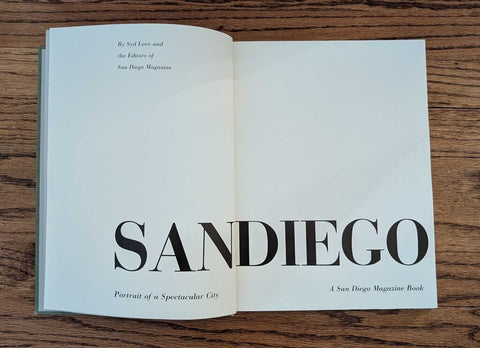 1969 First Edition - San Diego Portrait of a Spectacular City