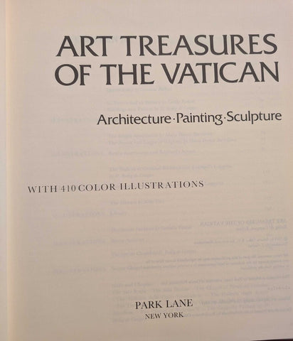 Art Treasurers of the Vatican 1974