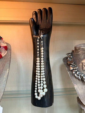 Vintage double strand pearl necklace