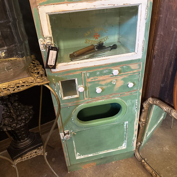 Green Medical Cabinet 18W 12D 81H IN STORE PICKUP ONLY