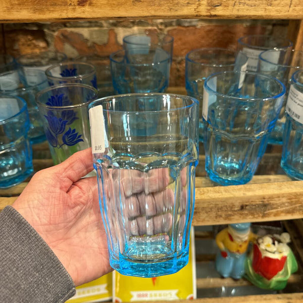 France blue glass each