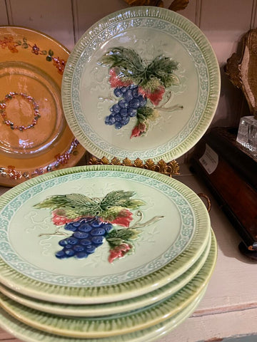 Vintage German Majolica plate
