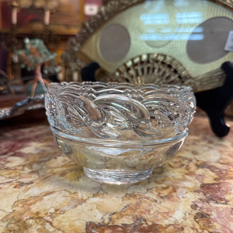 Tiffany & Co. crystal wave bowl