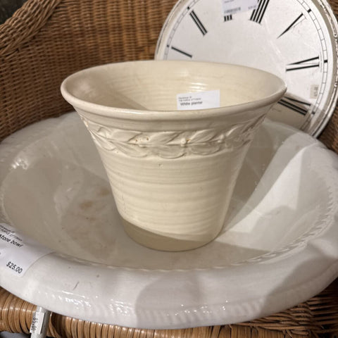White planter