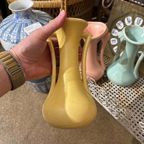 McCoy yellow vase
