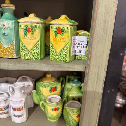 Yellow and green childs spice set 12 pc