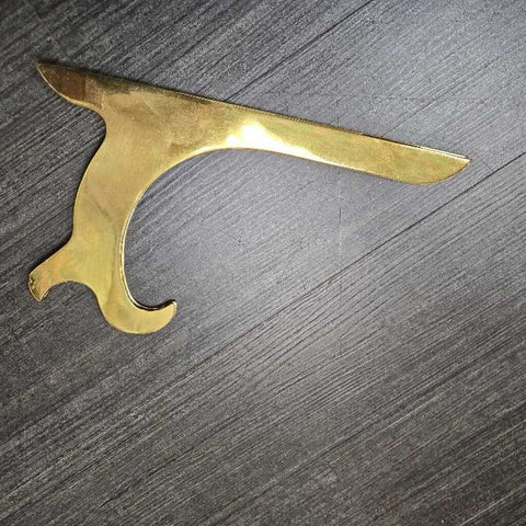 Brass plate stand 9.5 tall
