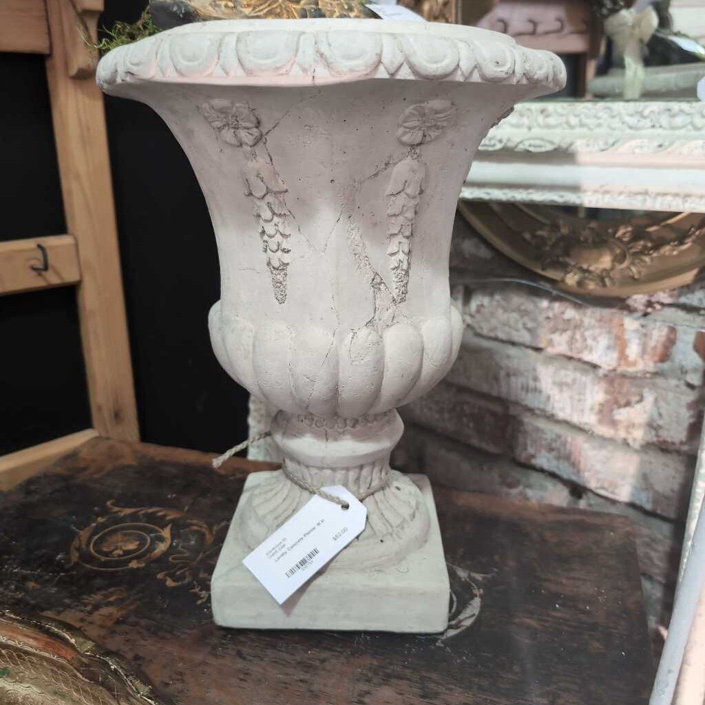 Lovely Concrete Planter 16 in