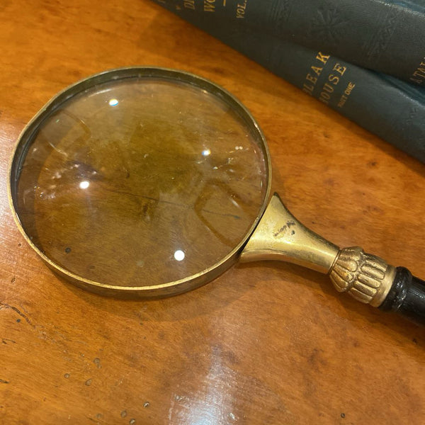 Vintage Magnifying Glass 9"l x 4"w