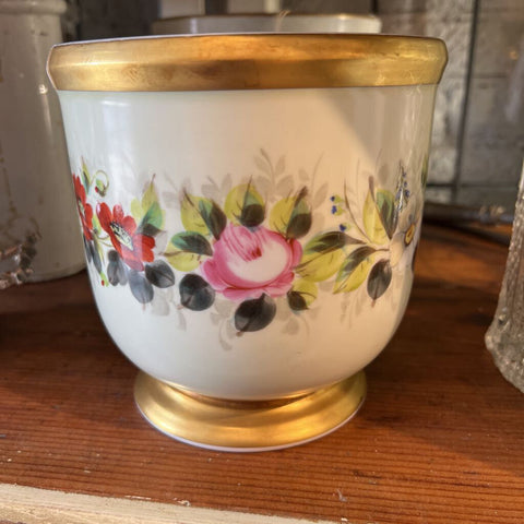 |K| Vintage Floral Planter