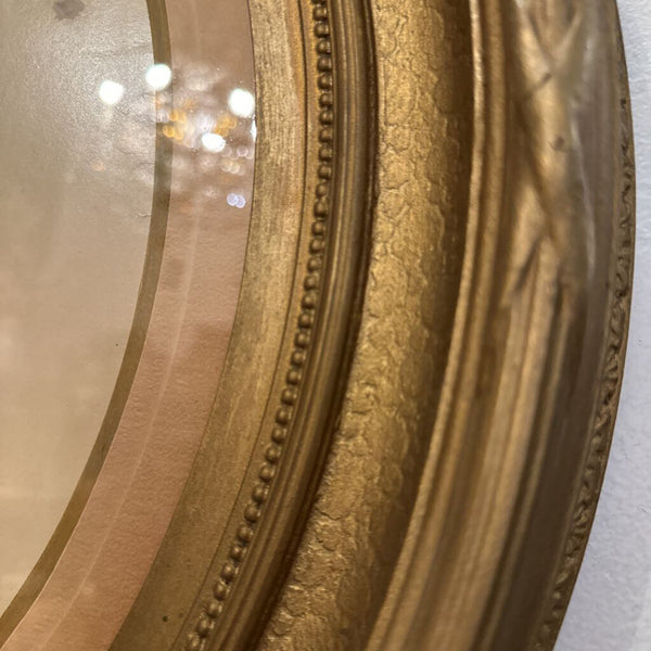 PORTRAIT IN ANTIQUE OVAL FRAME 23" x 21". IN STORE PICKUP