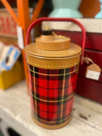 Jens Fresh Vintage ~ Vintage Scotch Plaid Jug