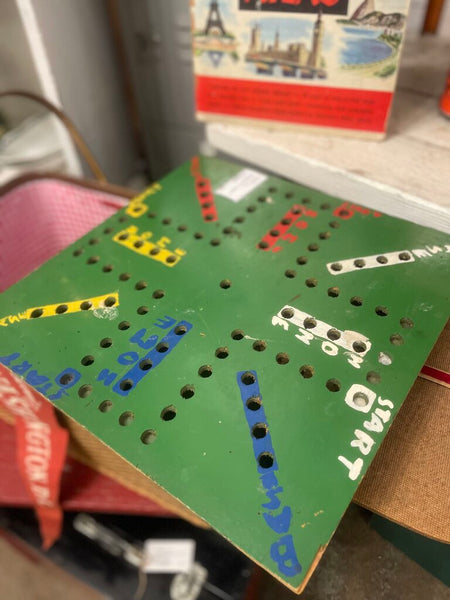 Jens Fresh Vintage ~ Vintage Folk Art double sided hand painted game board