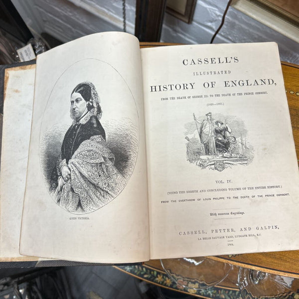 Antique 1864 History of England Vol. IV with Illustrations