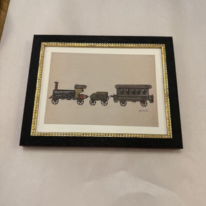 toy train artwork