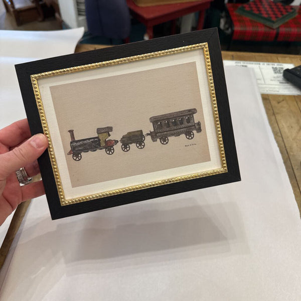 toy train artwork