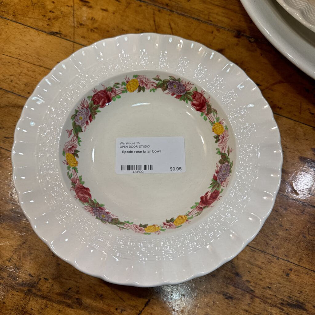 Spode rose briar bowl