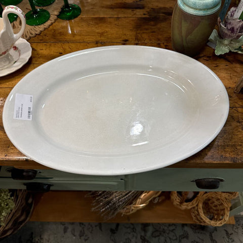 Ironstone platter oval