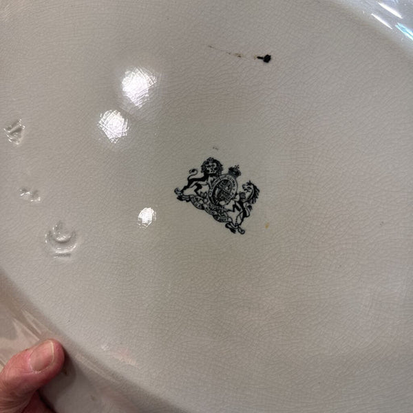 Ironstone platter oval