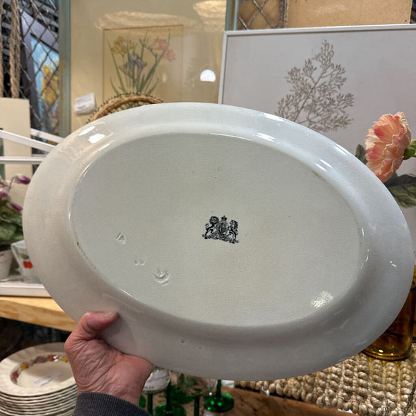 Ironstone platter oval