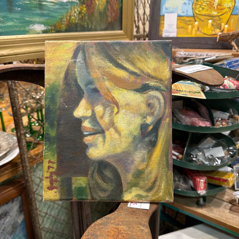 Small oil portrait