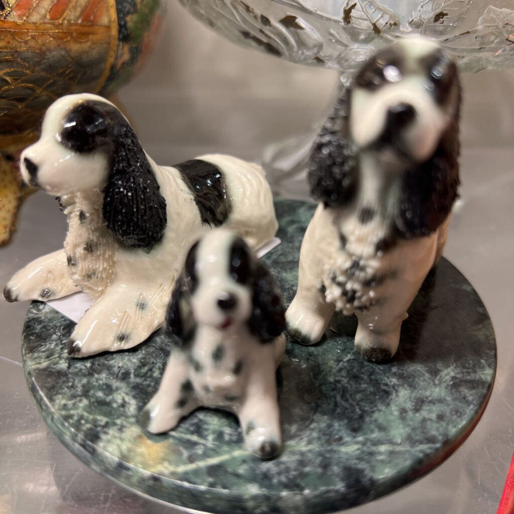 Vtg Cocker Spaniel Family