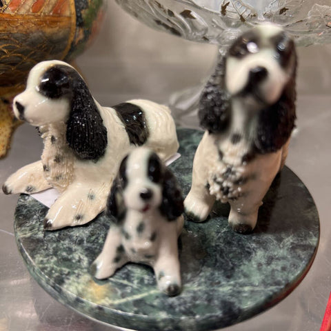 Vtg Cocker Spaniel Family