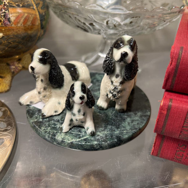 Vtg Cocker Spaniel Family
