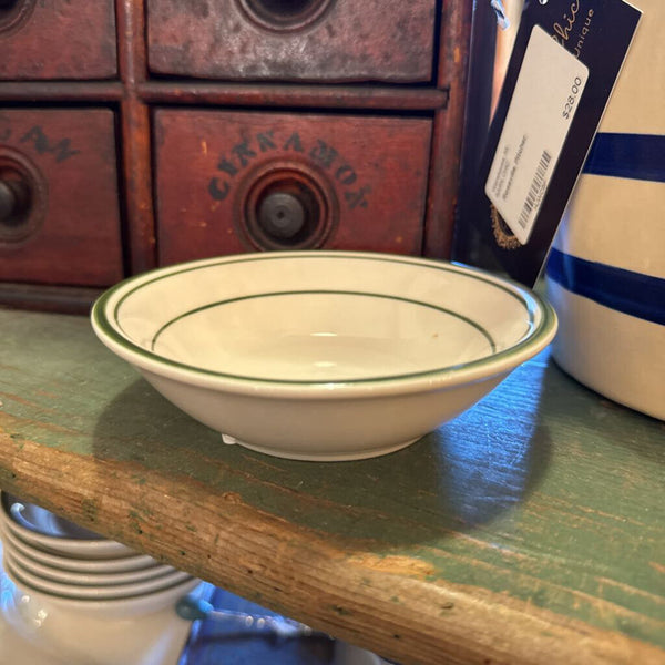 Green Stripe Bowl