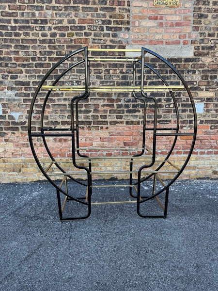 Black and Gold Etagere Pick Up Only 58"x60"x17"