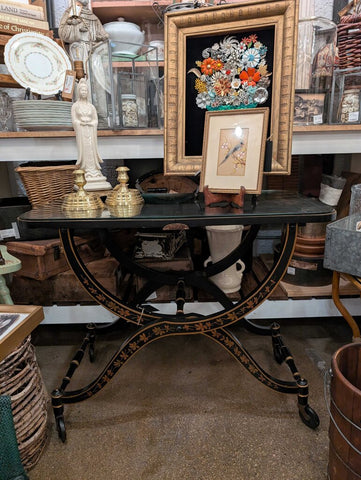 Antique Asian Tea/Bar Cart STORE PICK UP ONLY