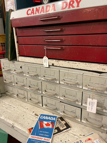 Jens Fresh Vintage ~ Vintage Industrial drawer cabinet . IN STORE PICKUP ONLY