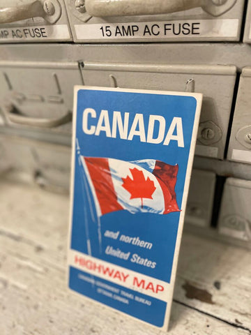 Jens Fresh Vintage ~ vintage Canada map