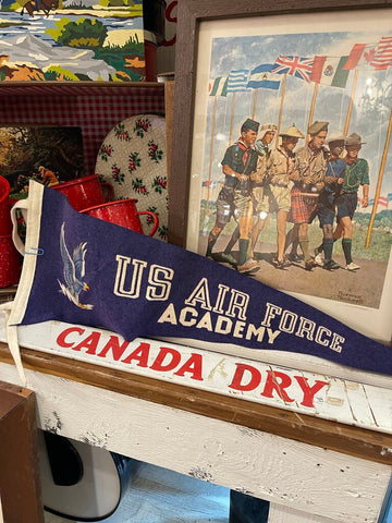 Jens Fresh Vintage ~,Vintage US Air Force academy pennant