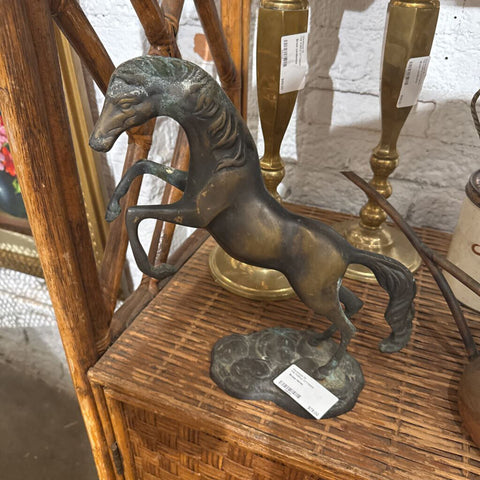 Brass horse