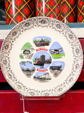 Jens Fresh Vintage ~ vintage Milwaukee, Wisconsin souvenir plate
