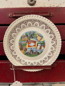 Jens Fresh Vintage ~ vintage, Arkansas souvenir plate