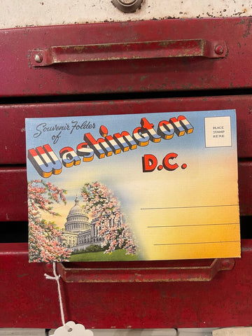 Jens Fresh Vintage ~ vintage Washington DC postcard booklet