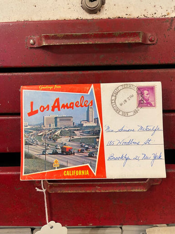Jens Fresh Vintage ~ vintage Los Angeles postcard booklet